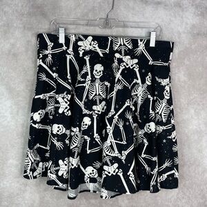 Folter Skelton Halloween Star Skirt In Black Women's Size L